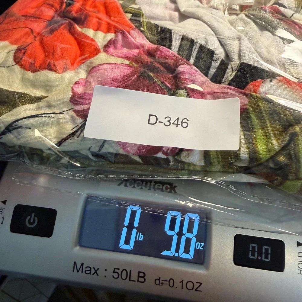 Spense Tropical Floral Dress Women XL Multicolor Shift Hibiscus Ladder Lace Trim - Picture 10 of 10